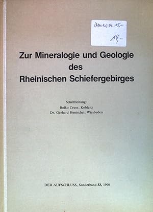 Bild des Verkufers fr Zur Mineralogie und Geologie des Rheinischen Schiefergebirges. Der Aufschluss / Sonderhefte 33; zum Verkauf von books4less (Versandantiquariat Petra Gros GmbH & Co. KG)