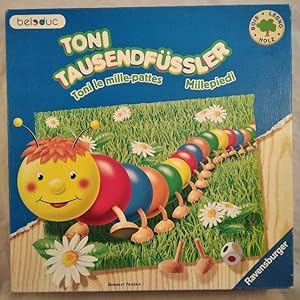 Toni Tausendfüssler, Holzspiel (Kinderspiel) Achtung: Nicht geeignet für Kinder unter 3 Jahren.
