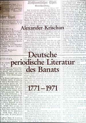 Bild des Verkufers fr Die deutsche periodische Literatur des Banats : Zeitungen, Zeitschr., Kalender ; 1771 - 1971 ; Bibliographie. Reihe B / Wissenschaftliche Arbeiten ; Bd. 46; zum Verkauf von books4less (Versandantiquariat Petra Gros GmbH & Co. KG)