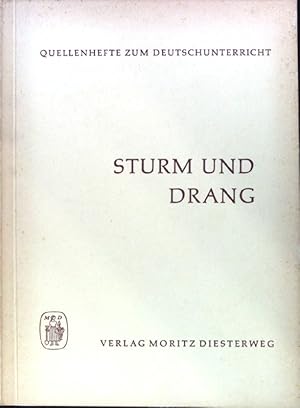 Bild des Verkufers fr Sturm und Drang. Quellenhefte zum Deutschunterricht zum Verkauf von books4less (Versandantiquariat Petra Gros GmbH & Co. KG)