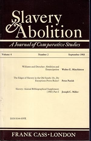 Seller image for Slavery & Abolition: A Journal of Comparative Studies: Volume 4, Number 2, September, 1983 for sale by Dorley House Books, Inc.