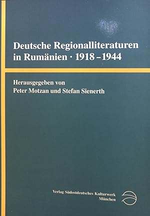 Bild des Verkufers fr Auendeutsche Literatur" als Religionalliteratur -in : Deutsche Regionalliteraturen in rumnien 1918-1944. Bd. 72. zum Verkauf von books4less (Versandantiquariat Petra Gros GmbH & Co. KG)