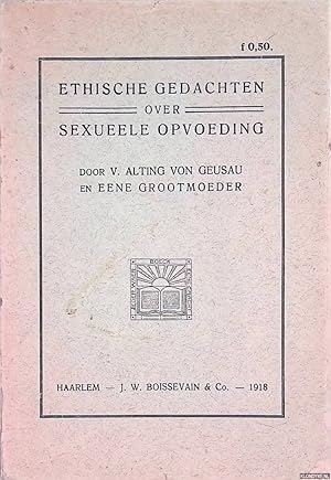 Imagen del vendedor de Ethische gedachten over sexuele opvoeding a la venta por Klondyke