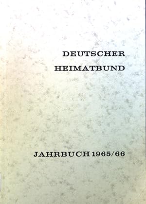 Bild des Verkufers fr Mensch - Bauwerk - Landschaft -in : Deutscher Heimatbund. Jahrbuch 1965/66. zum Verkauf von books4less (Versandantiquariat Petra Gros GmbH & Co. KG)