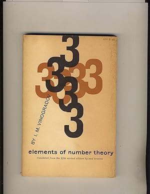 Imagen del vendedor de Elements of Number Theory a la venta por Richard Lemay