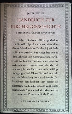 Immagine del venditore per Handbuch zur Kirchengeschichte. Kommentar zum Lehrbuch "Katholische Kirchengeschichte" venduto da books4less (Versandantiquariat Petra Gros GmbH & Co. KG)