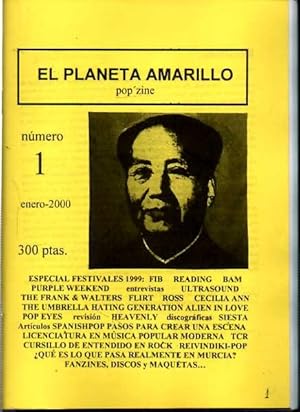 EL PLANETA AMARILLO. NÚMERO 1. POP'ZINE. ENERO-2000.