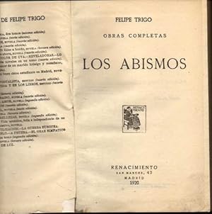 Seller image for LOS ABISMOS. for sale by Books Never Die