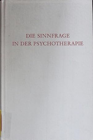 Bild des Verkufers fr Die Sinnfrage in der Psychotherapie. Wege der Forschungen; Bd. 77. zum Verkauf von Antiquariat Bookfarm