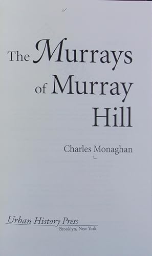 Bild des Verkufers fr Murrays of Murray Hill. zum Verkauf von Antiquariat Bookfarm