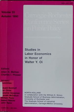 Bild des Verkufers fr Studies in labor economics in honor of Walter Y. Oi. zum Verkauf von Antiquariat Bookfarm