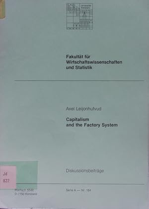 Seller image for Capitalism and the factory system. for sale by Antiquariat Bookfarm