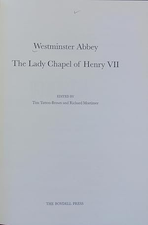 Seller image for Westminster Abbey : the Lady Chapel of Henry VII. for sale by Antiquariat Bookfarm