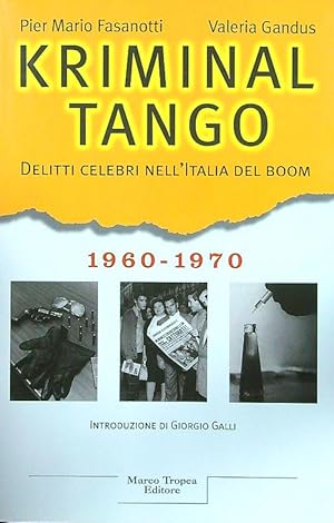 Bild des Verkufers fr Kriminal tango zum Verkauf von Librodifaccia