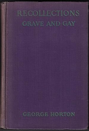 Seller image for RECOLLECTIONS GRAVE AND GAY, The Story of a Mediterranean Consul. for sale by Redux Books