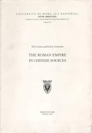 Seller image for The Roman Empire in Chinese Sources. Colaboradores: Enrico Cerulli, Maria Nallino, A. Jamme P.B., Sabatino Moscati, Giuseppe Tucci, Andreina Albanese,Giorgio Levi Della Vida. for sale by Librera y Editorial Renacimiento, S.A.