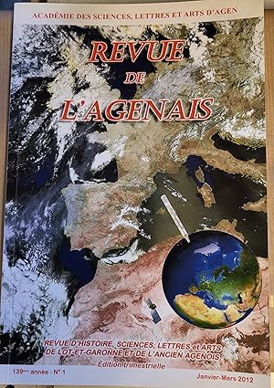 Revue de l'Agenais, n°1 (139 ème année)