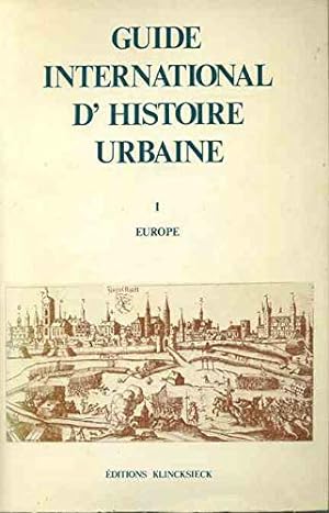 Bild des Verkufers fr Guide international d'histoire urbaine zum Verkauf von Ammareal