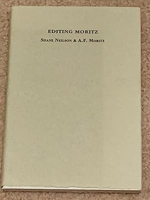 Seller image for Editing Moritz for sale by The Poet's Pulpit