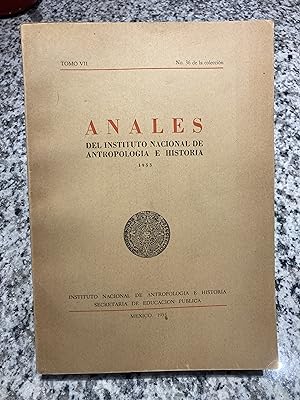Seller image for Anales del Instituto Nacional de Antropologia e Historia, Tomo VII, 1953 [No. 36 de la coleccion] for sale by TribalBooks