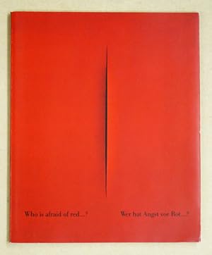 Bild des Verkufers fr Wer hat Angst vor Rot? Who is afraid of red??. zum Verkauf von antiquariat peter petrej - Bibliopolium AG