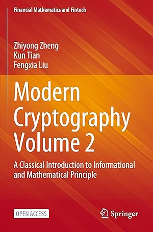 Immagine del venditore per Modern Cryptography Volume 2 venduto da moluna