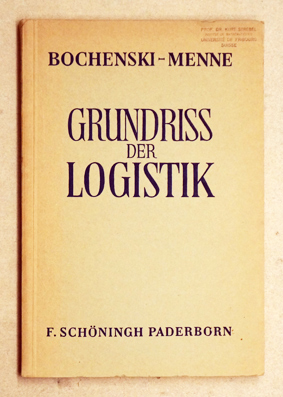 Imagen del vendedor de Grundriss der Logistik. a la venta por antiquariat peter petrej - Bibliopolium AG