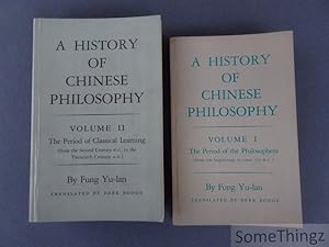 A history of Chinese Philosophy, Volume I: The Period of the Philosophers (from the Beginnings to...