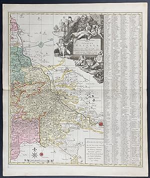 Image du vendeur pour Regional Map of Europe mis en vente par Trillium Antique Prints & Rare Books