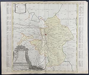 Image du vendeur pour Regional Map of Europe - Leipzig mis en vente par Trillium Antique Prints & Rare Books