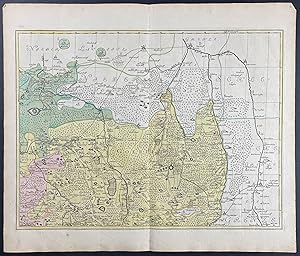 Image du vendeur pour Regional Map of Europe mis en vente par Trillium Antique Prints & Rare Books