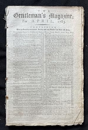 1783 newspaper w EARLY NEWS of FLORIDA after REVOLUTIONARY WAR