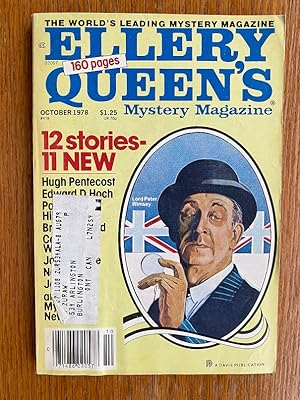 Bild des Verkufers fr Ellery Queen's Mystery Magazine October 1978 zum Verkauf von Scene of the Crime, ABAC, IOBA