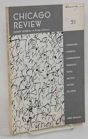 Seller image for Chicago Review: vol. 16, #2, whole #51, Summer 1963: Harry Bouras: A Floater of Dreams for sale by Bolerium Books Inc.