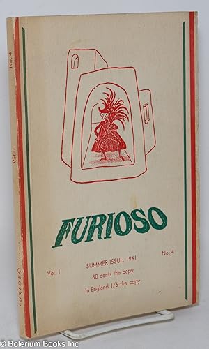 Image du vendeur pour Furioso: a magazine of poetry; vol. 1, #4, Summer 1941 mis en vente par Bolerium Books Inc.