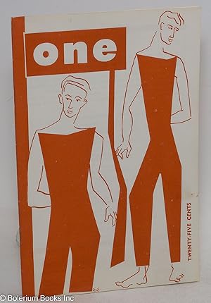 Immagine del venditore per ONE: the homosexual magazine vol. 3, #7, July, 1955: A Change in America's Sex Laws venduto da Bolerium Books Inc.