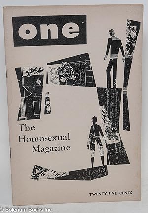 Bild des Verkufers fr ONE; the homosexual magazine vol. 4, #2, February 1956 zum Verkauf von Bolerium Books Inc.