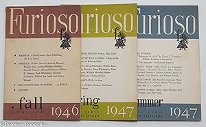Bild des Verkufers fr Furioso: a magazine of poetry; vol. 2, #2, 3. & 4, whole #6, 7 & 8, Fall 1946, Spring & Summer 1947 zum Verkauf von Bolerium Books Inc.