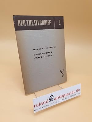 Seller image for Theater und Gesellschaft ; Der Theaterbrief ; 2 for sale by Roland Antiquariat UG haftungsbeschrnkt