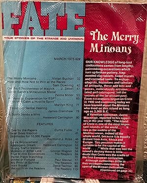 Fate Magazine; True Stories of the Strange and Unknown March 1975 Vol. 28 No. 3 Issue 300