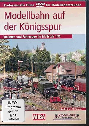 Imagen del vendedor de Modellbahn auf der Knigsspur. Anlagen und Fahrzeuge im Mastab 1:32. a la venta por Antiquariat Bernhardt