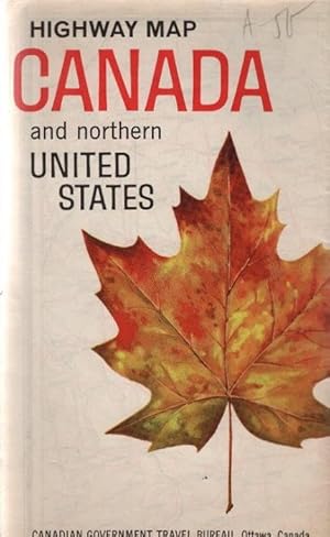 Imagen del vendedor de Highway map Canada and northern United States a la venta por Schrmann und Kiewning GbR