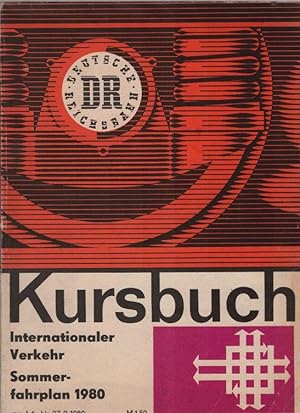 Kursbuch Interantionaler Verkehr. Sommerfahrplan 1980 vom 1.6. bis 27.9.1980