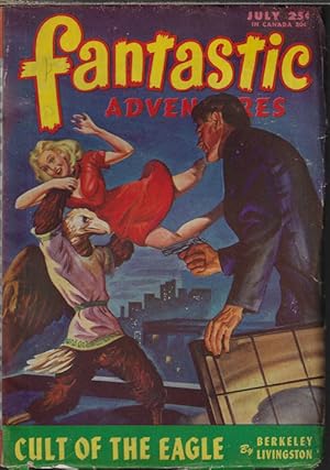 Imagen del vendedor de FANTASTIC ADVENTURES: July 1946 a la venta por Books from the Crypt