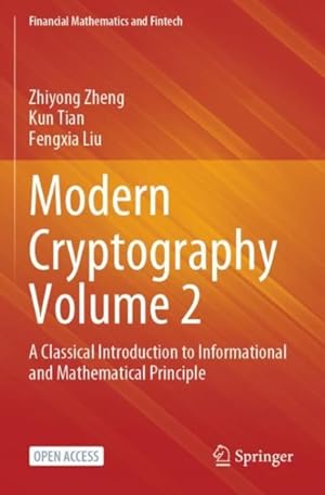 Seller image for Modern Cryptography Volume 2 1st ed. 2023 for sale by GreatBookPrices