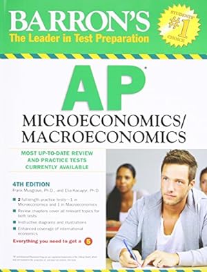 Imagen del vendedor de Barron's AP Microeconomics/Macroeconomics (Barron's Study Guides) a la venta por Reliant Bookstore