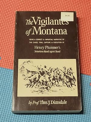 Seller image for The Vigilantes of Montana for sale by Earthlight Books