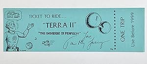 Seller image for Timothy Leary TERRA ll One Trip TICKET TO RIDE Folsom Prison To OUTER SPACE Scarce Counterculture Drug Ephemera 1974 for sale by Blank Verso Books