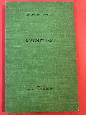 Bild des Verkufers fr Magnetism: Lectures Delivered before the Manchester and District Branch of the Institute of Physics, 1937. zum Verkauf von Plurabelle Books Ltd