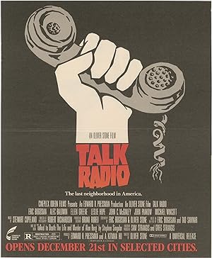 Bild des Verkufers fr Talk Radio (Original press kit for the 1988 film) zum Verkauf von Royal Books, Inc., ABAA